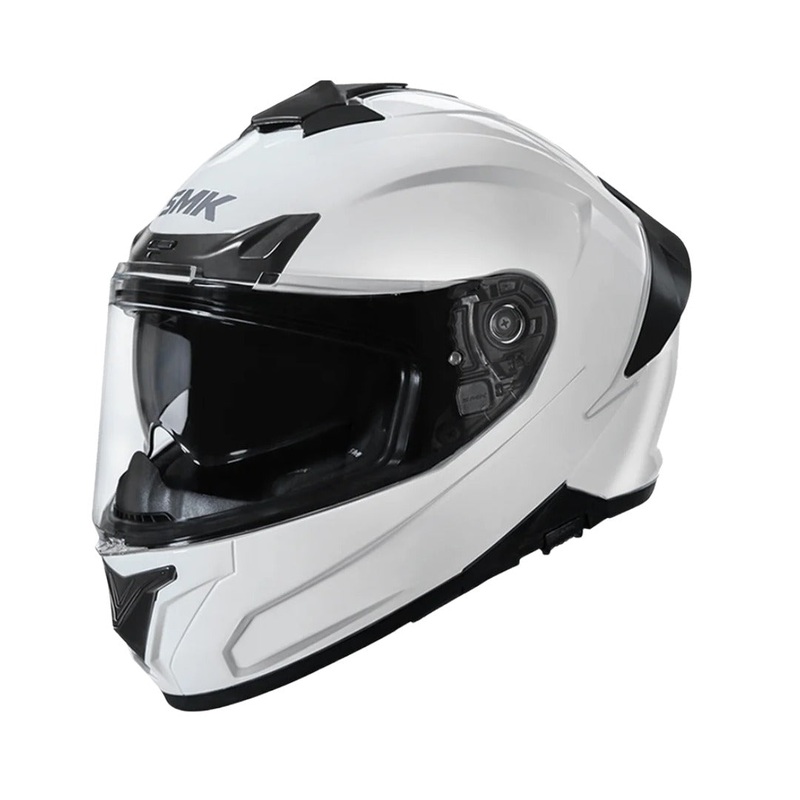 SMK Typhoon Unicolour Helmet  Gloss White XL