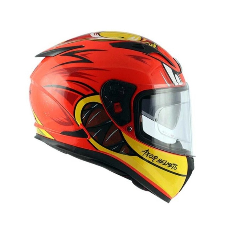 Axor Street Racing Duck Helmet ( Orange Yellow ) M