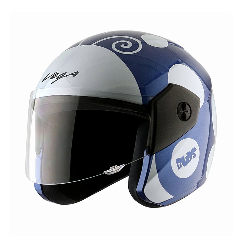 Junior Buds OF Beetle Blue White Helmet XS