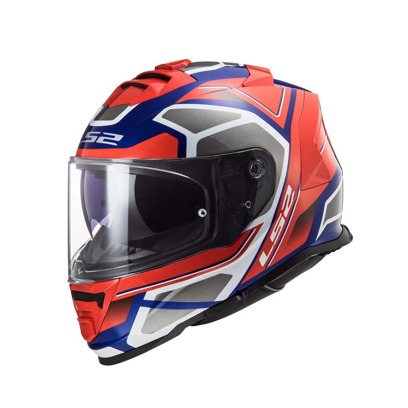 Ls2 Ff800 Storm Faster Red Blue Gloss Ls2 Ff800 Storm Faster Red Blue Gloss L