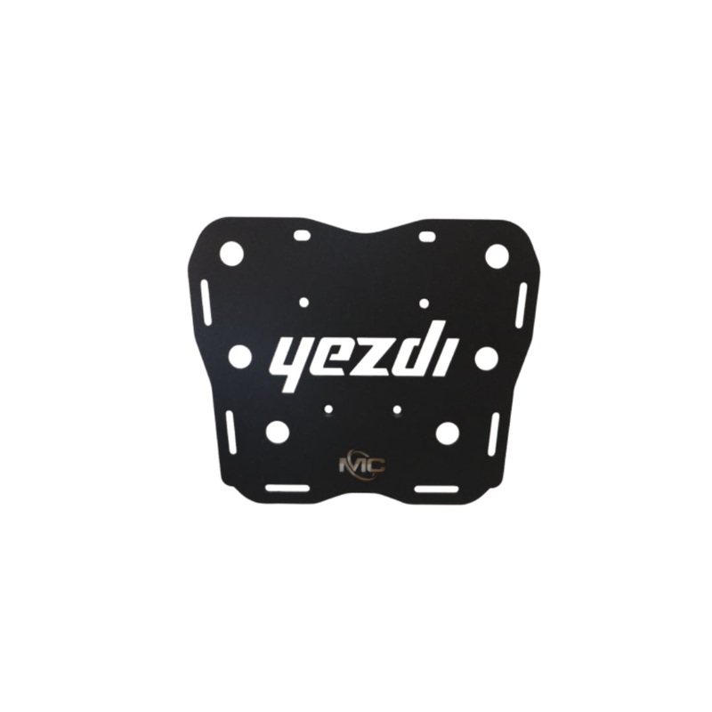 MotoCare CNC Carrier Plate for Yezdi Adventure