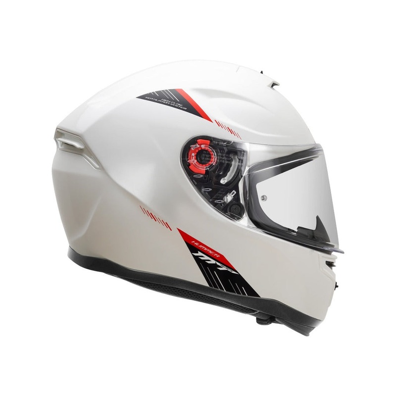 MT HUMMER A0 SOLID GLOSS WHITE HELMET L