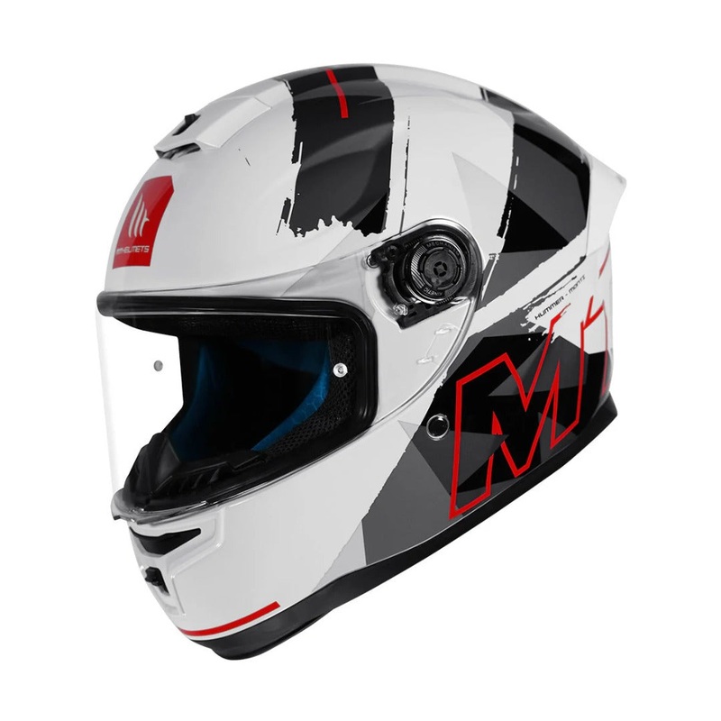 MT Hummer Monti A5 Gloss White Helmet M
