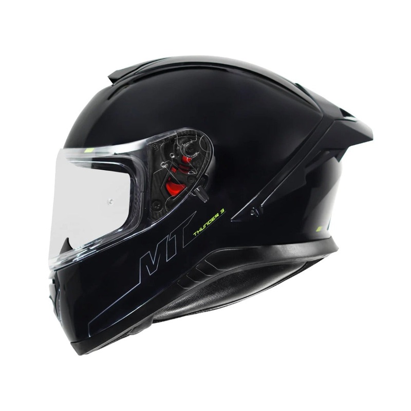 MT THUNDER 3 SV PRO MOTORCYCLE HELMET-  SOLID A1 GLOSS BLACK S