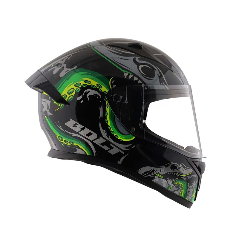 Vega Bolt Octopus Black Neon Green Vega Bolt Octopus Black Neon Green M