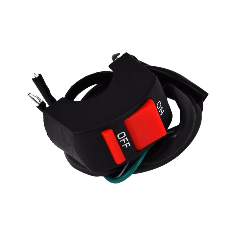 1-Way Fog Light Switch – Black – Universal Red