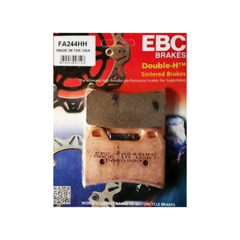 EBC Double-H Sintered Front Brake Pads for MV Augusta Brutale 1090 (FA244HH) FA244HH Rear Brake