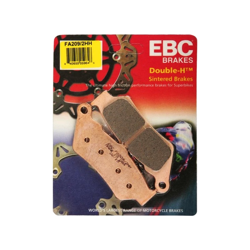 EBC Double-H Sintered Rear Brake Pads for BMW R1200 RT (FA209/2HH) FA209/2HH Rear Brake