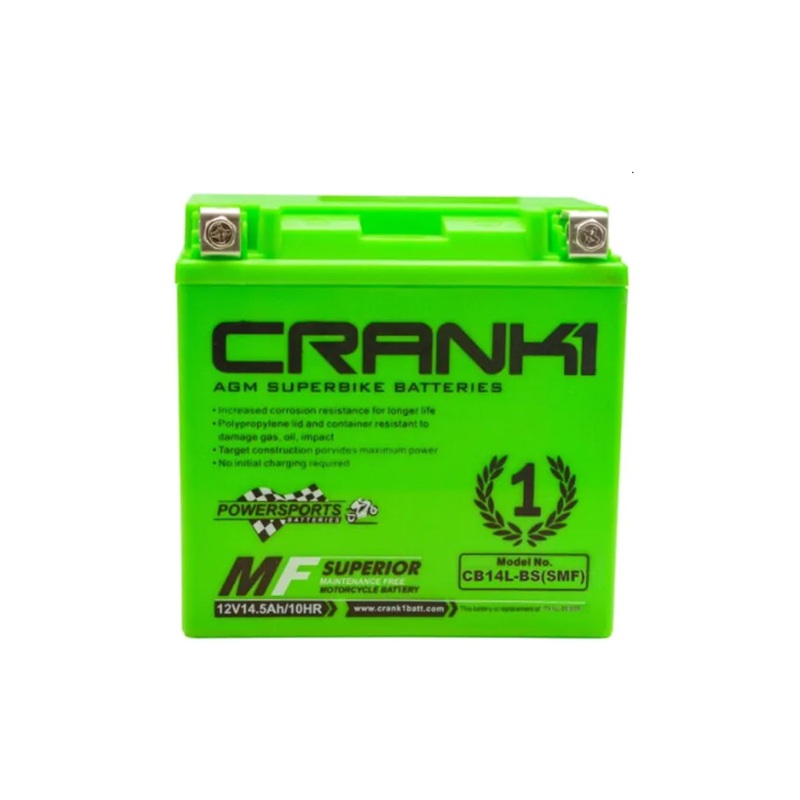 Crank1 Battery For Harley Davidson 1200 Custom (2010-2023)