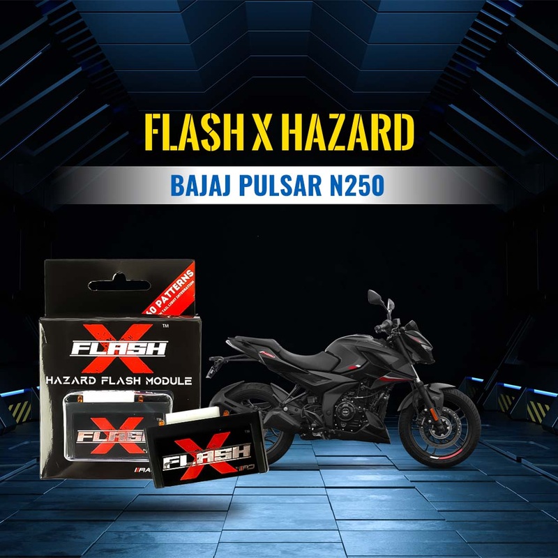 Flash X Hazard For Bajaj Pulsar N250