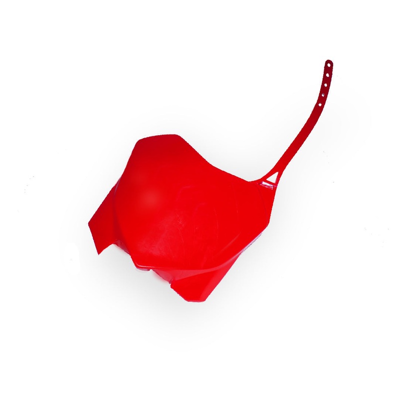 Jb Racing Number Plate Holder Plastic  Universal /Red Red