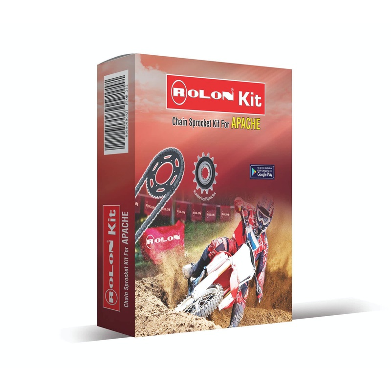 Rolon Chain Sprocket Kit For TVS Apache RTR 200 4V