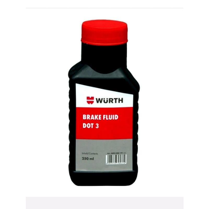 Wurth Brake Fluid Dot3 250ml