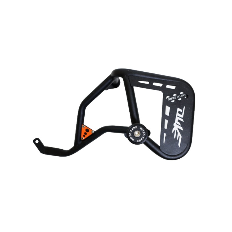 Moto Care Crash Guard With Dual Sliders (Black) For Ktm Duke 390 Gen-3