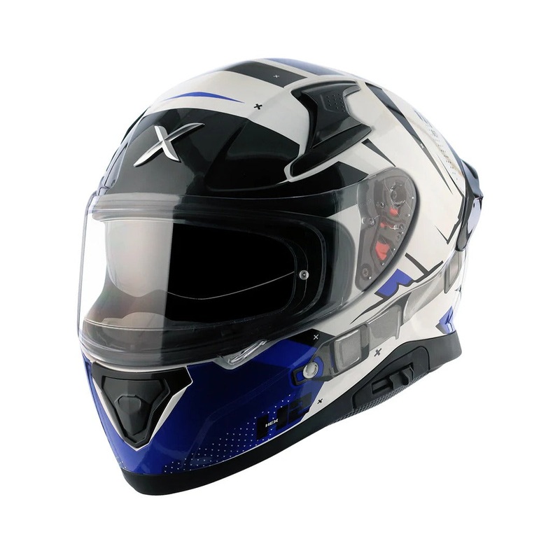 Axor Apex Hex-2 White Blue Helmet L