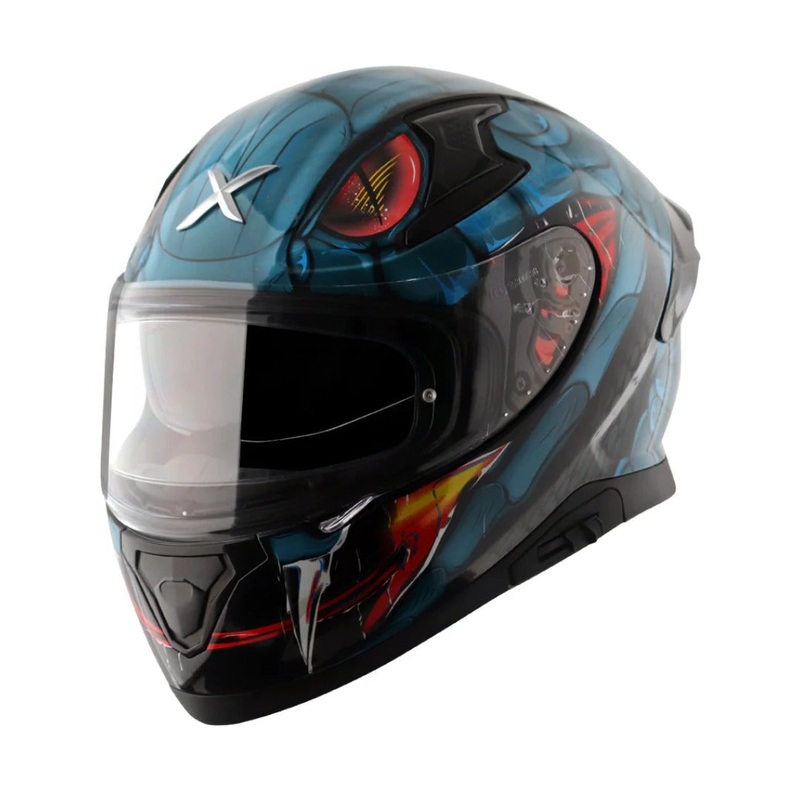Axor Apex Venomous Helmet Black Blue Gloss L