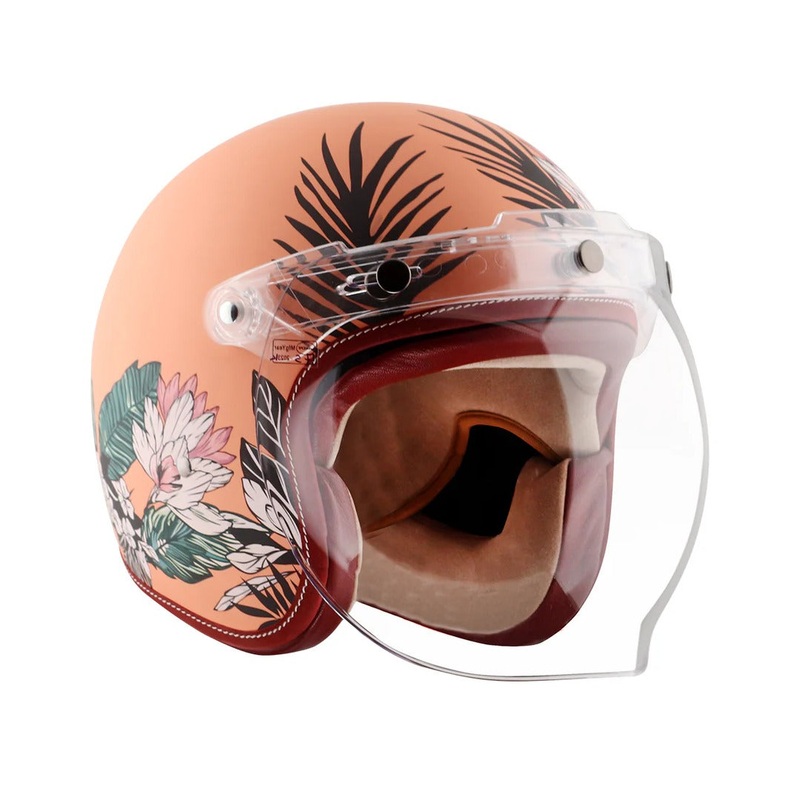 Axor Retro Jet Hawaii Womens Helmet-(Peach) S