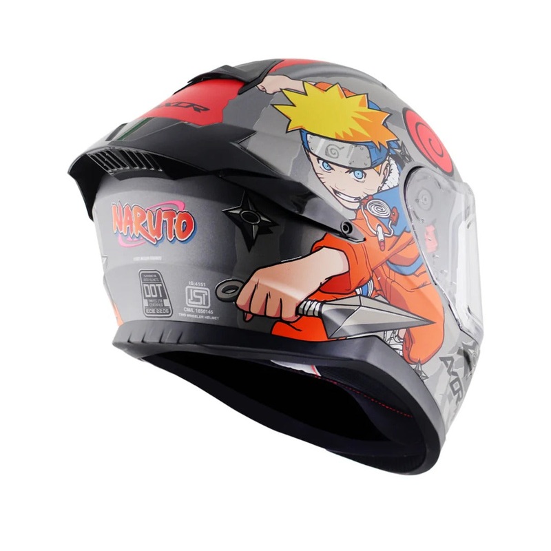 Axor Saber Naruto Helmet Dull Black Orange M