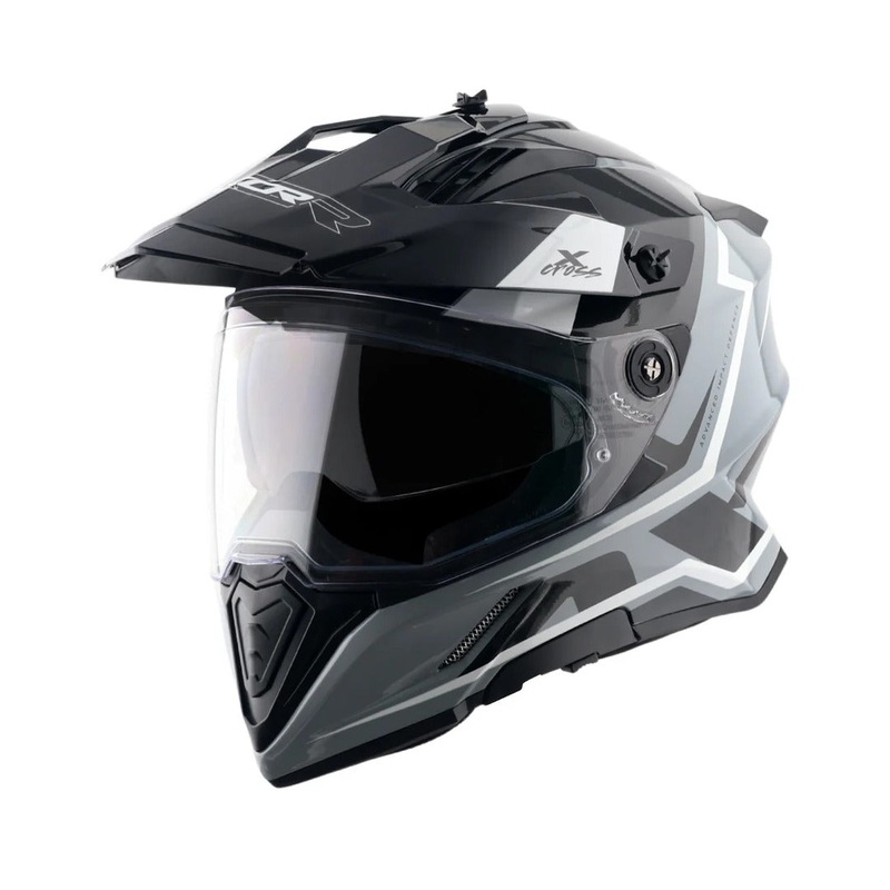 Axor X-Cross Dual Visor Flagstaff Helmet Nardo Grey Black M