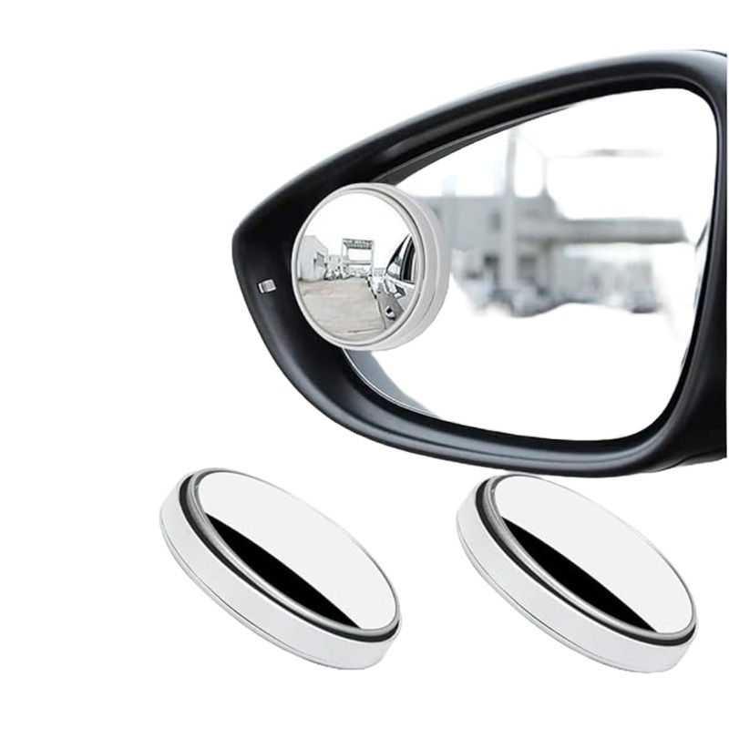 Motorcycle blind spot mirror-BSDDP White