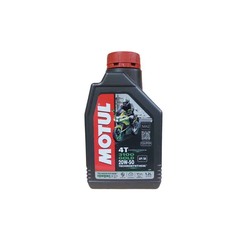 Motul 3100 4T Gold 20W-50 Semi Synthetic Engine Oil 1.2 Litre