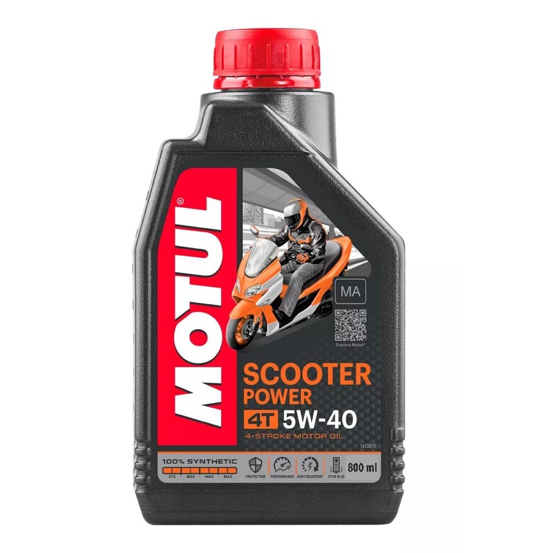 Motul Scooter Power LE 5W-40 Fully Synthetic Engine Oil 800 ML