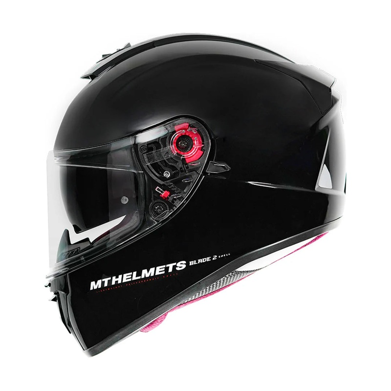 MT Blade 2SV A1 Solid Motorcycle Full Face Helmet | A1 Solid Gloss Black S