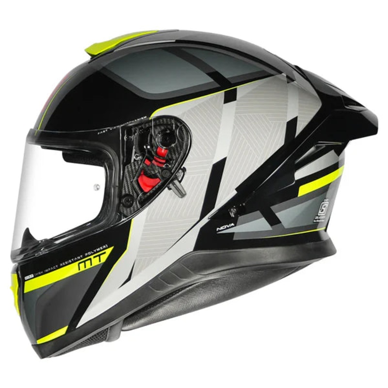 MT THUNDER 3 SV PRO MOTORCYCLE HELMET – Nova B62 Gloss Yellow XL