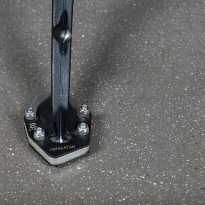 ZANA Side Stand Extender for Himalayan 450 – Aluminium & Stainless Steel