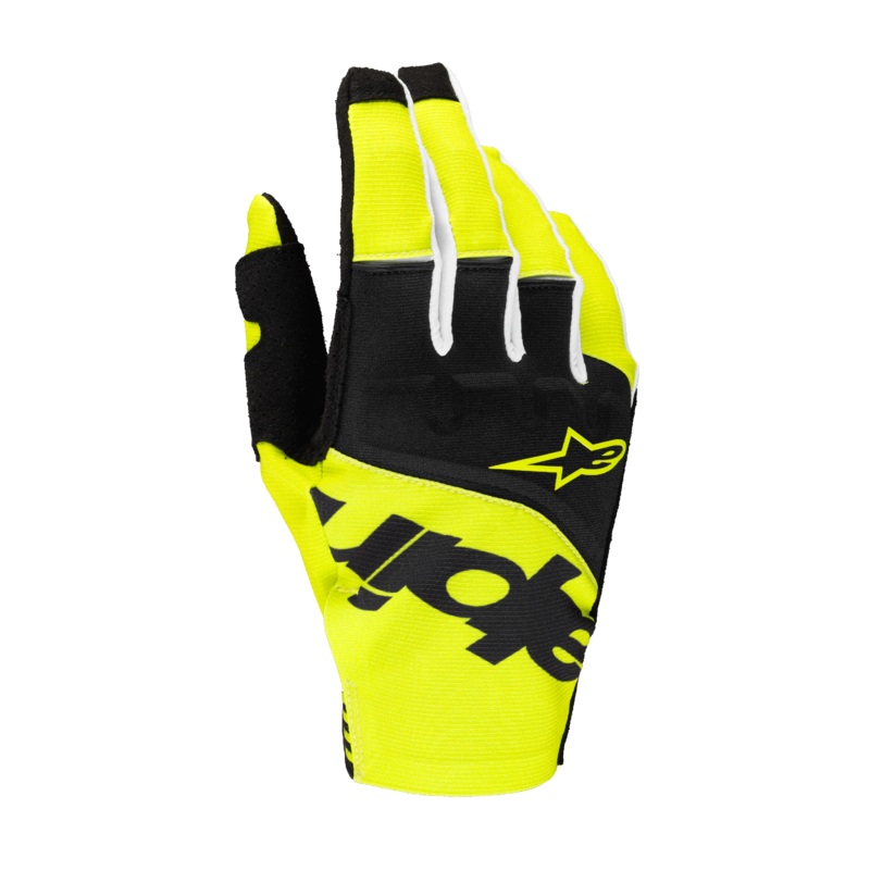 2025 Gants Techstar S Noir Jaune Fluo
