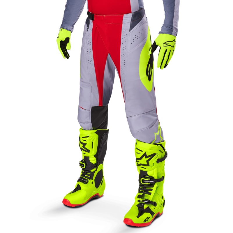2025 Pantalon Techstar Melt 28 Rouge vif Gris