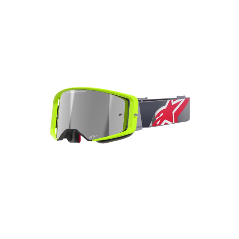 Lunettes Supertech Corp Absolute Vision One Size Jaune Fluo Rouge Miroir Argent