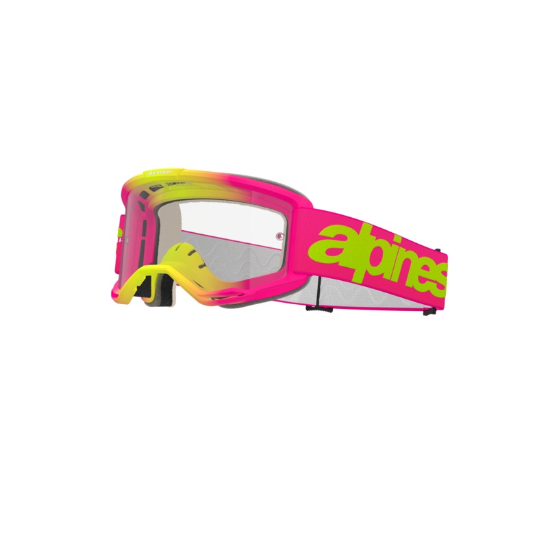 Lunettes Vision 5 Wordmark One Size Rose Fluo Jaune Clair
