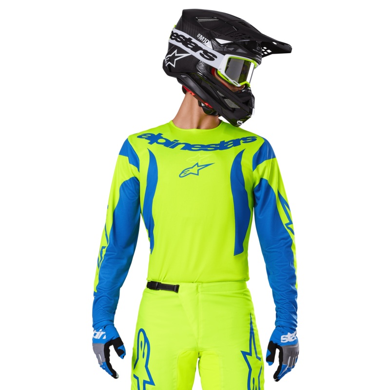 Maillot Fluid Haul 2025  S Jaune Bleu fluo
