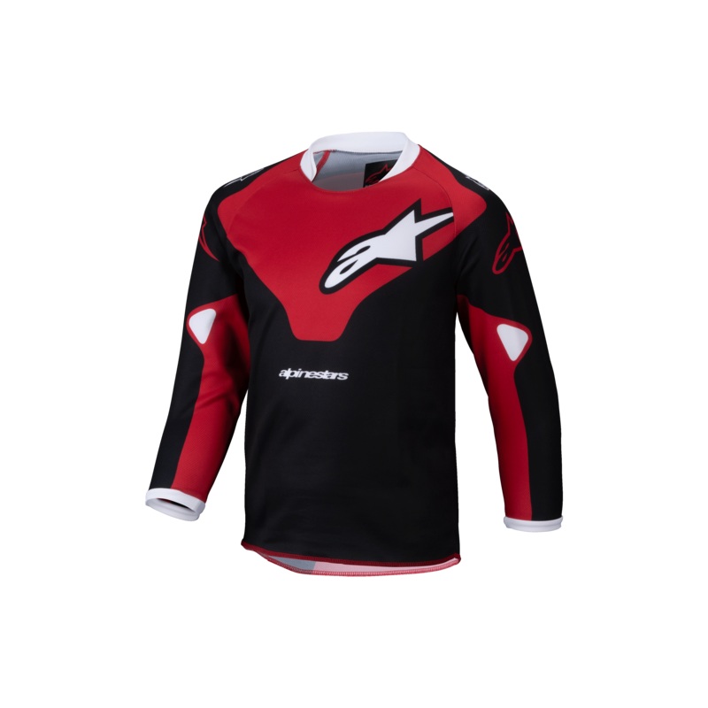 Maillot Racer Veil Pour Enfants 2025 XXS Noir Rouge vif
