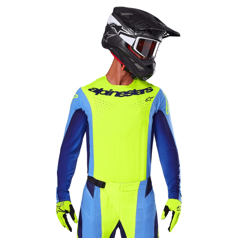 Maillot Techstar Melt 2025 S Jaune Bleu fluo