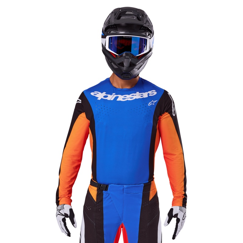 Maillot Techstar Melt 2025 S Orange Bleu