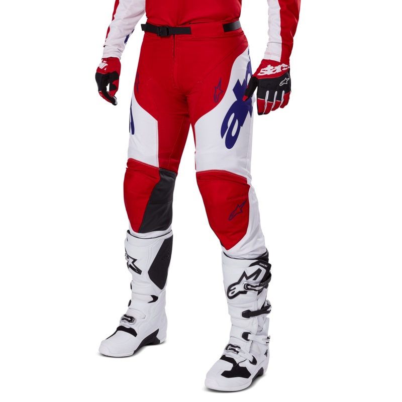Pantalon Racer Veil 2025  28 Rouge vif Blanc