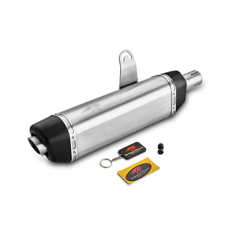 Redrooster Vertex Exhaust For Royal Enfield Himalayan /Scram 411 Polish