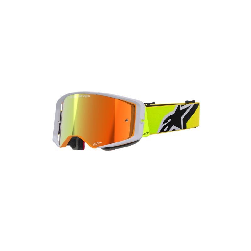 Supertech Corp Goggles Absolute Vision One Size Jaune Gris fluo Rouge miroir