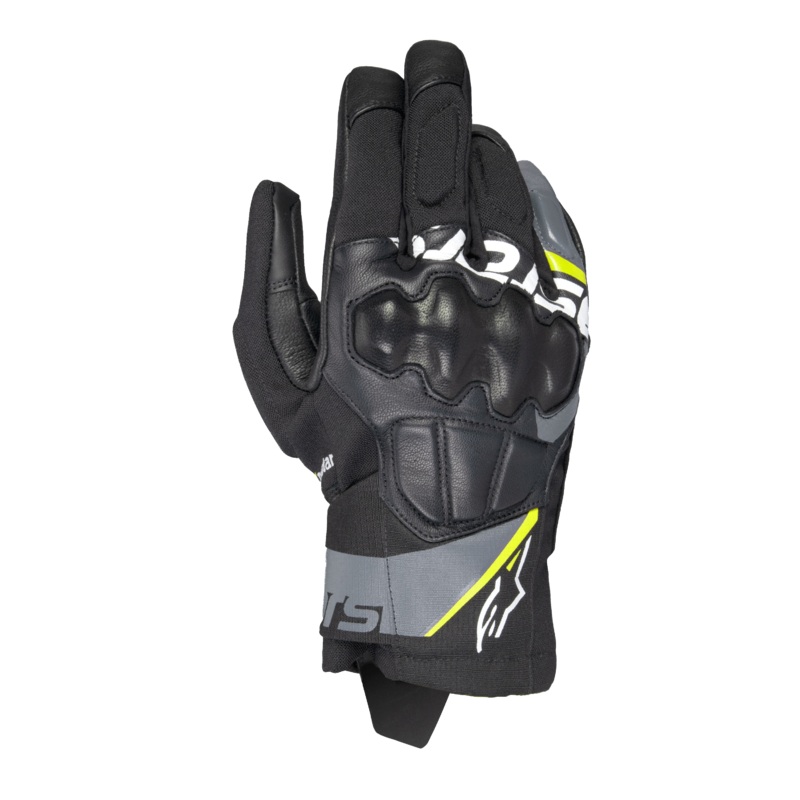 Gants Drystar Corozal V3 S Noir Gris fonc Jaune Fluo