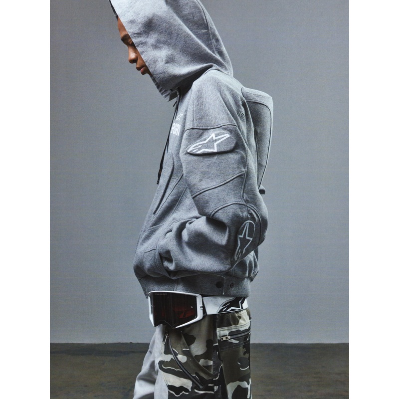 RSRV GP HOODIE S/M Gris