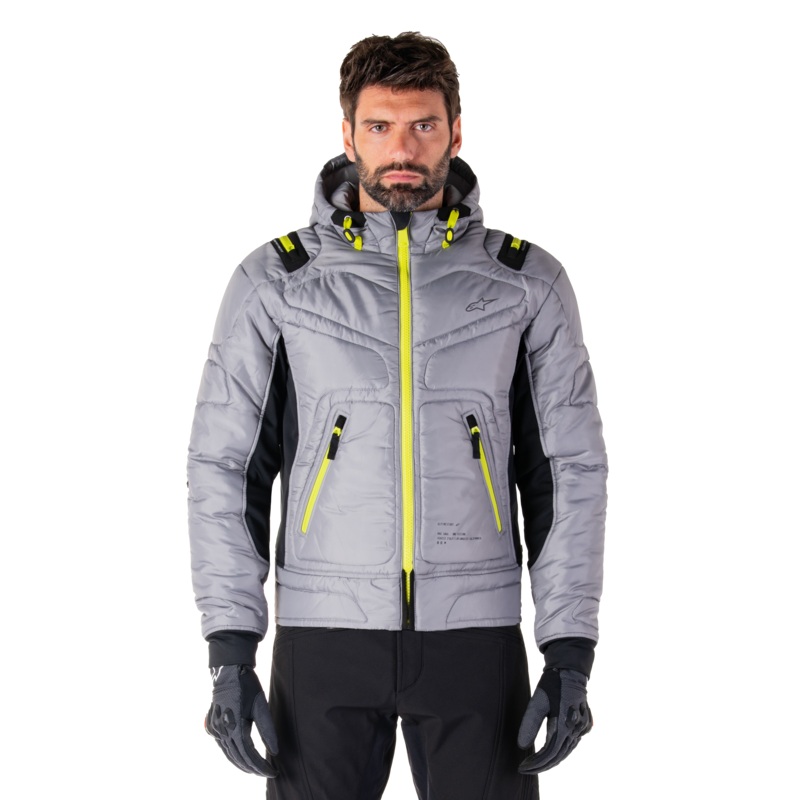 Veste Impermable Mohobbs S Gris lunaire Punch au citron vert