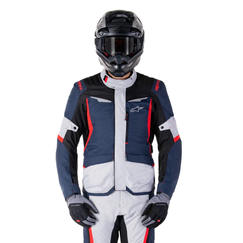 Veste Impermable ST-1 S Bleu fonc Noir Rouge vif
