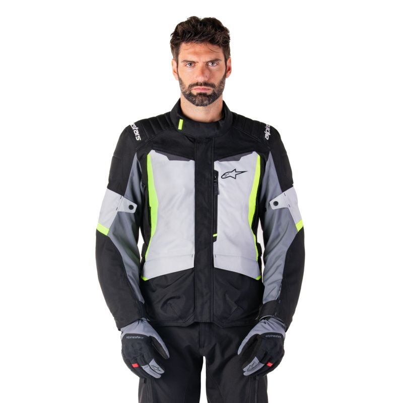 Veste Impermable ST-1 S Gris glacier Noir Jaune Fluo