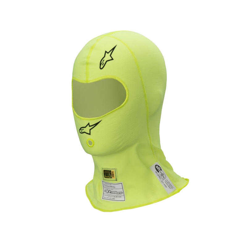 Cagoule ZX Evo V2 FIA/SFI One Size Yellow Fluo