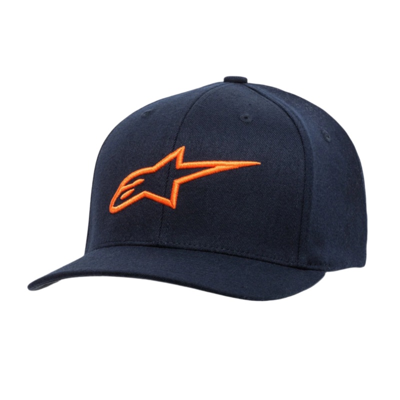 Casquette Ageless Curve S/M Marine Orange