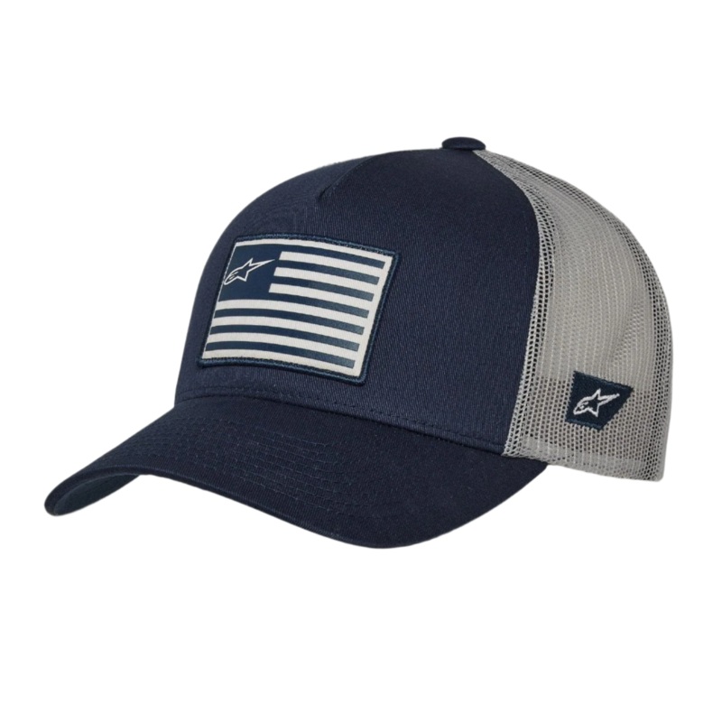 Casquette Flag Snapback One Size Gris marine