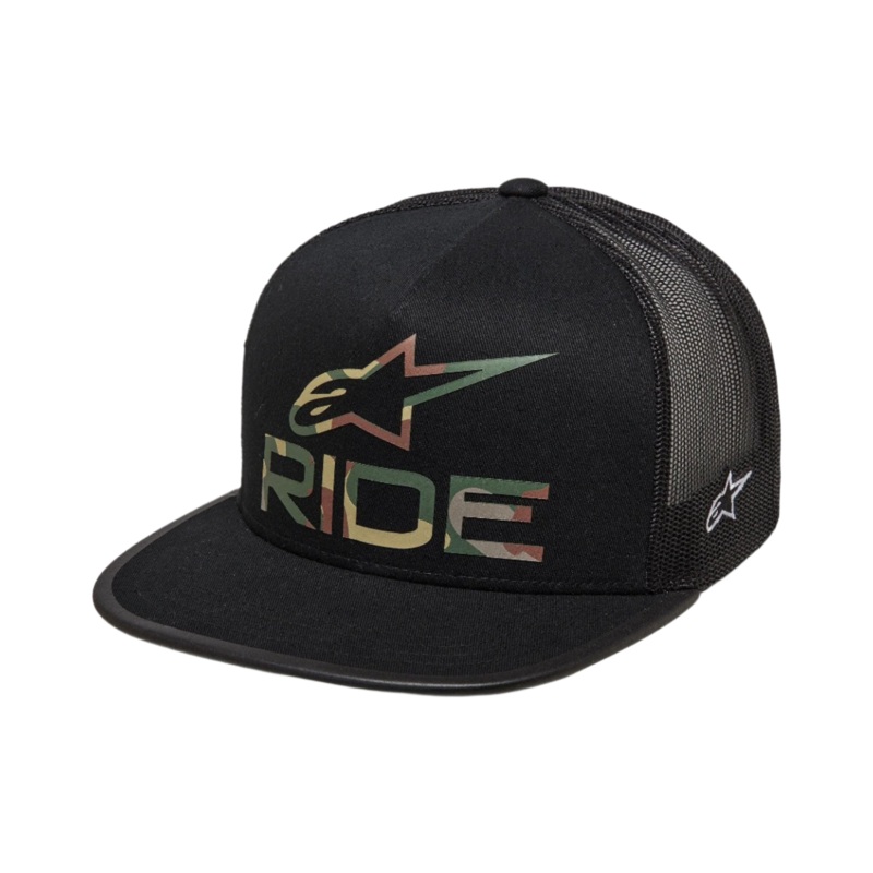 Casquette Ride 4.0 Camo Trucker One Size Noir