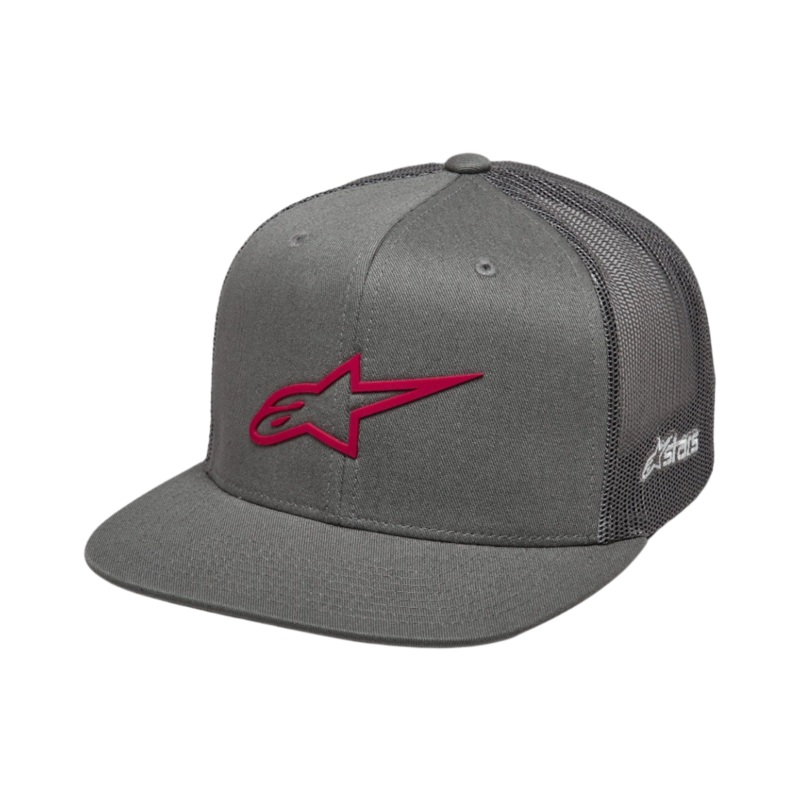 Casquette Trucker 3D Ageless One Size Gris Rouge